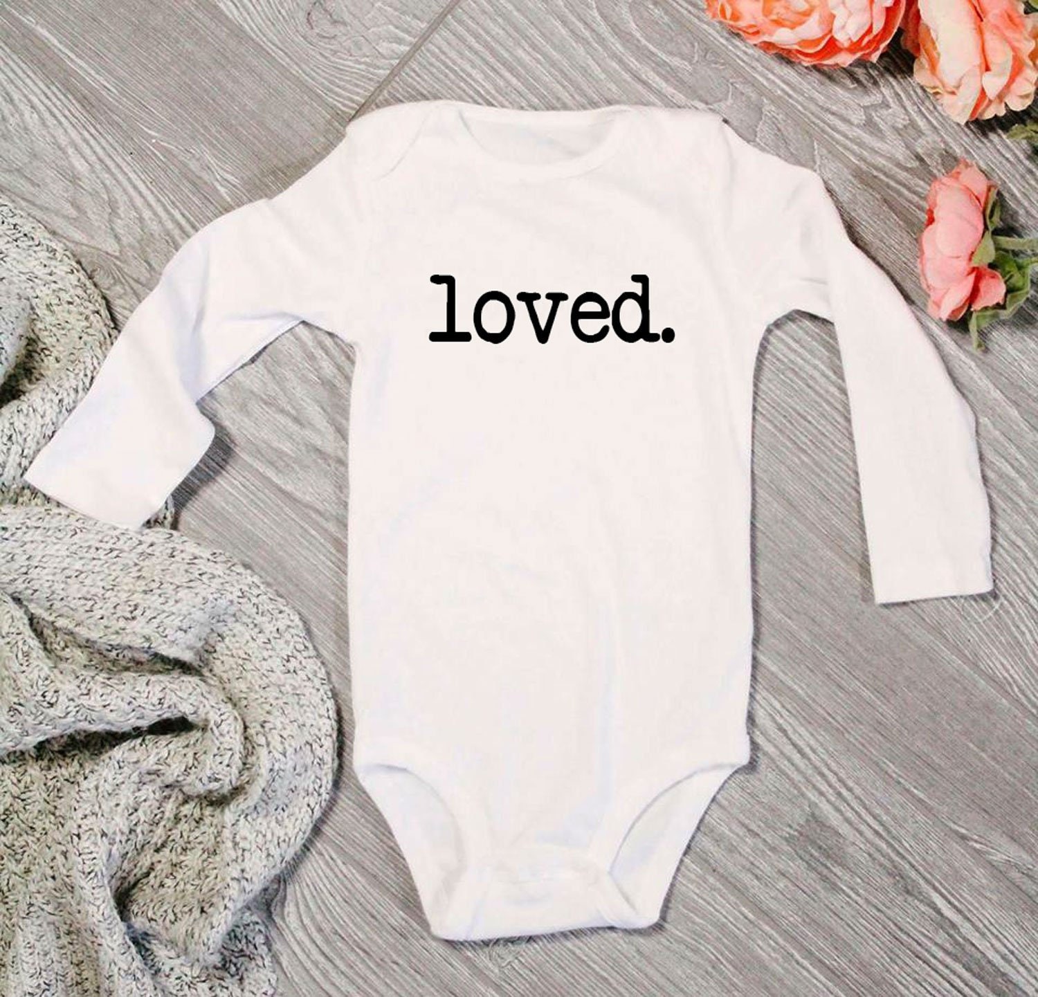 loved baby onesie