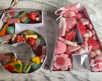Sweets With Letters Delicious SWEET FILLED Letters, Pick&mix, 20-22cm, Cellophane Wrapped ...