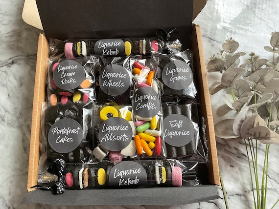 Liquorice Sweet Treat Gift Box, Liquorice Sweet Treat Any Occasion, Birthday, Good Luck, Fathers Day, Retirement