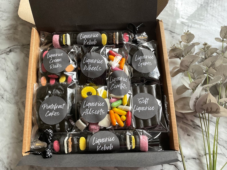 Liquorice Sweet Treat Gift Box Liquorice Sweet Treat Any Etsy UK