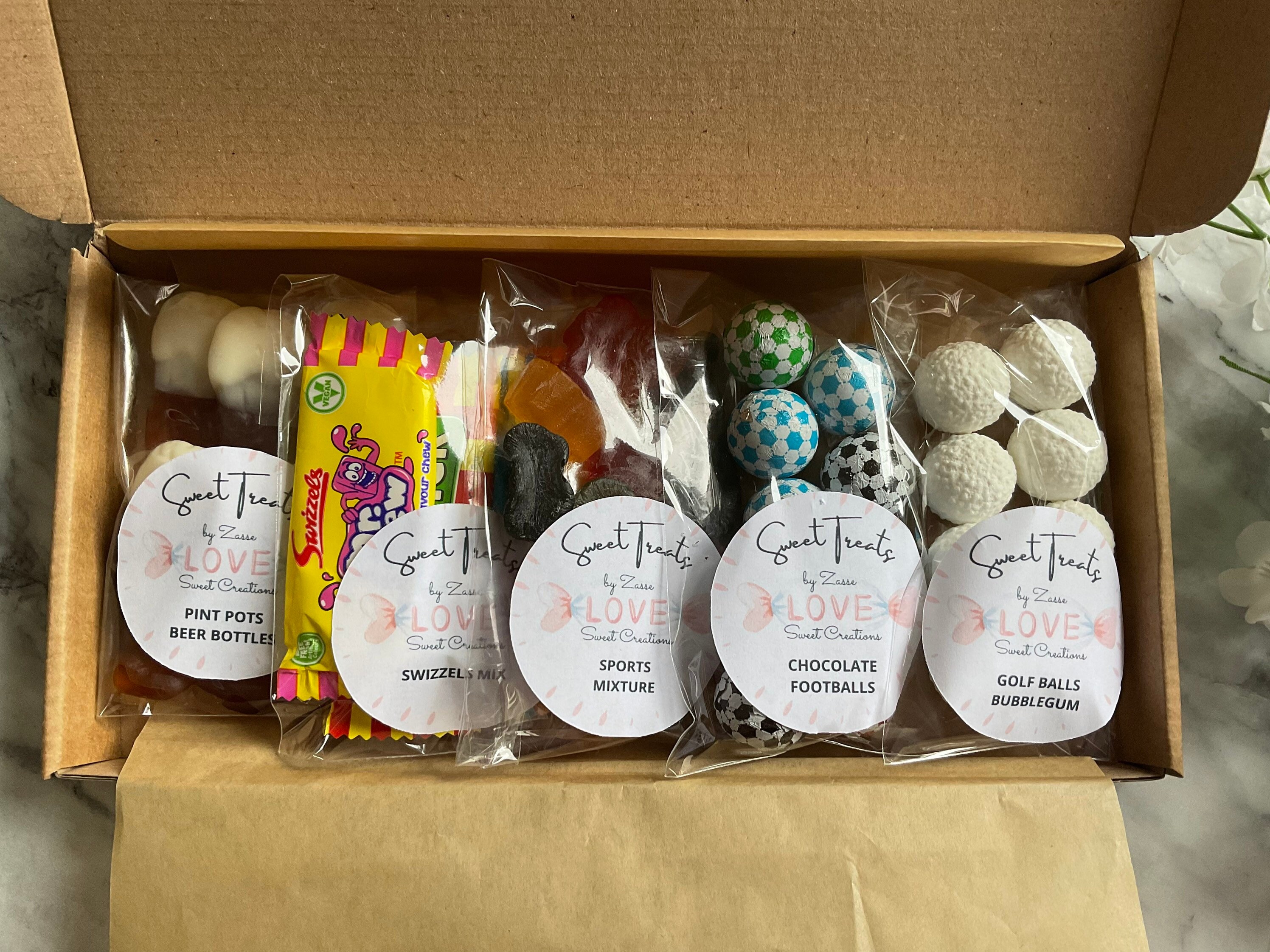 Happy Fathers Day Sweet Treat Gift Box Gift for Dad, Mixed Sweets ...