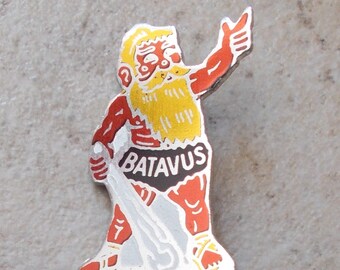 Badge Vintage Pins Motorcycle Cycles Batavus Holland old 60&#39;s