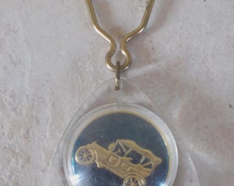 Vintage MAY Keychain key ring France antique vtg garage 1970s chewing gum