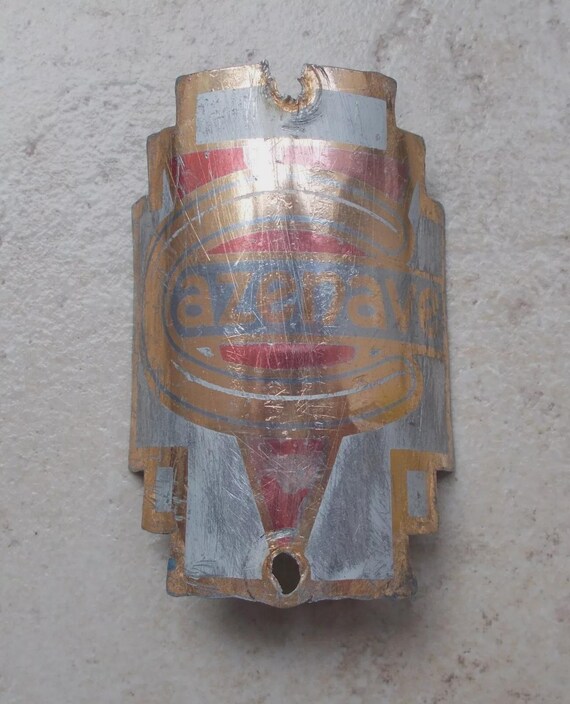 ANCIENNE PLAQUE VELO/MOTO émaillée, RAYMO. Old enamel bicycle badge cycling EUR 141,00 - FR