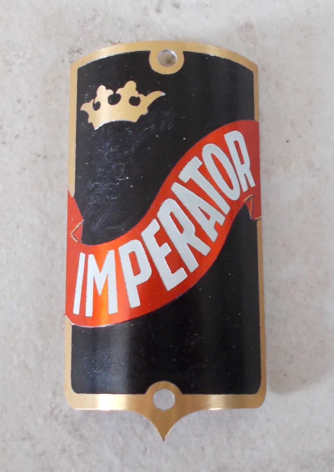 Insigne De Tête De Vélo Ancien – IMPERATOR France (métal Français, #2)
