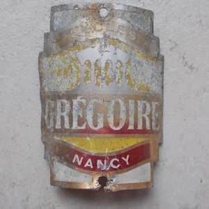 ANCIENNE PLAQUE DE Vélo Émaillée Etoile Rouge Enamel