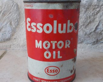 Vintage Esso Oil Can – Retro Garage Decor - Etsy