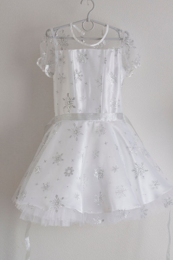 girls snowflake dress