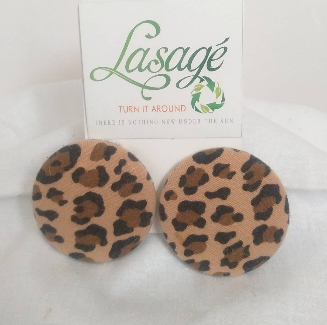 Orecchini A Cerchio Vintage Leopardati Grandi: Pendenti Geometrici In Stile Boho Per Donna - 4