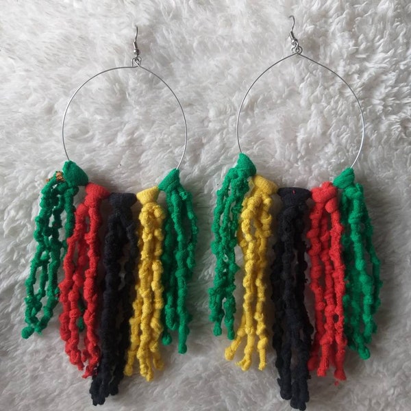 Fabric Earrings, Upcycled, Eco Friendly, Sustainable Jewelry, Eco Friendly, Ethical Fashion, Dangle Earrings, Chandelier Style, Bold Earring