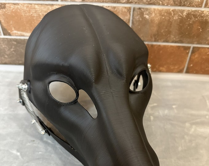 Fox Fursuit Head Base with Moving Jaw, Hinges / Realistic / 3D printed