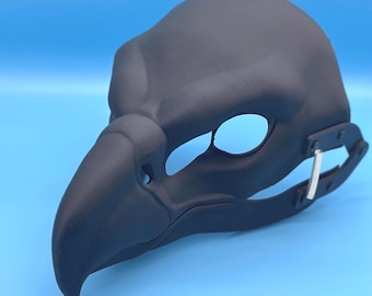 Realistic Eagle, Bird, or Gryphon Fursuit Head Base with Moving Jaw - 3D Printed