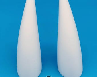 Cuernos medianos para disfraz de furry: par ligero impreso en 3D para cosplay de dragón y demonio