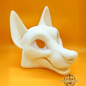 Foam TPU Fox Fursuit Head Base – Toony Canine, Lichtgewicht & Zacht