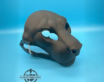 Tiger Fursuit Head Base Realistic 3D Printed with Moving Jaw