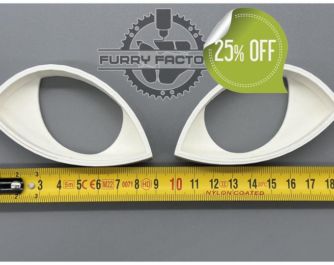 Fursuit Eye Blanks – 3D Follow Me Style / 3D printed from PLA+ / Original design