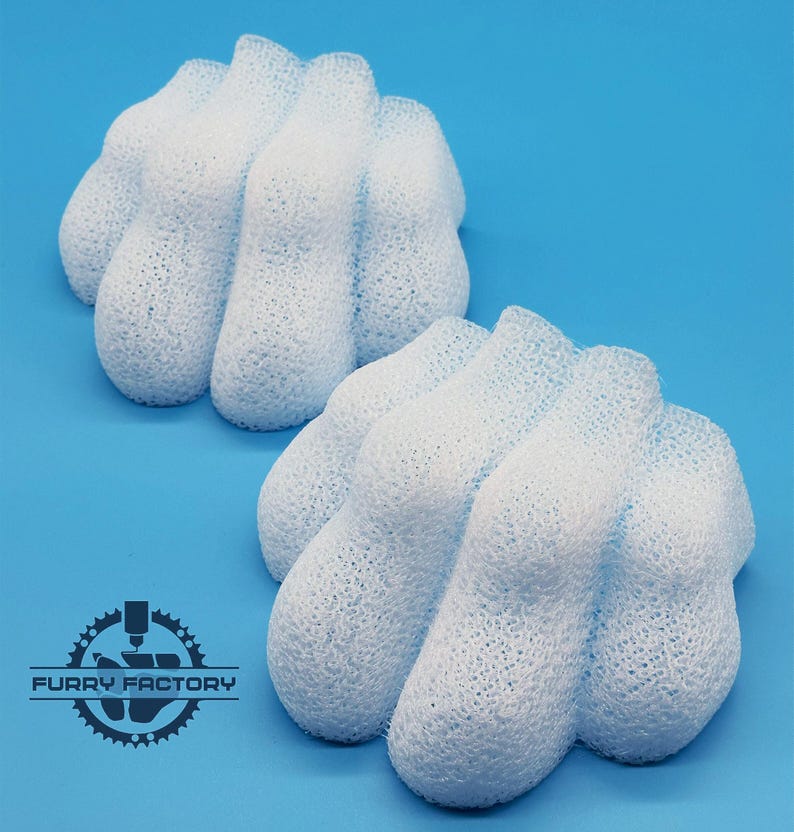 Fursuit toes for realistic paws