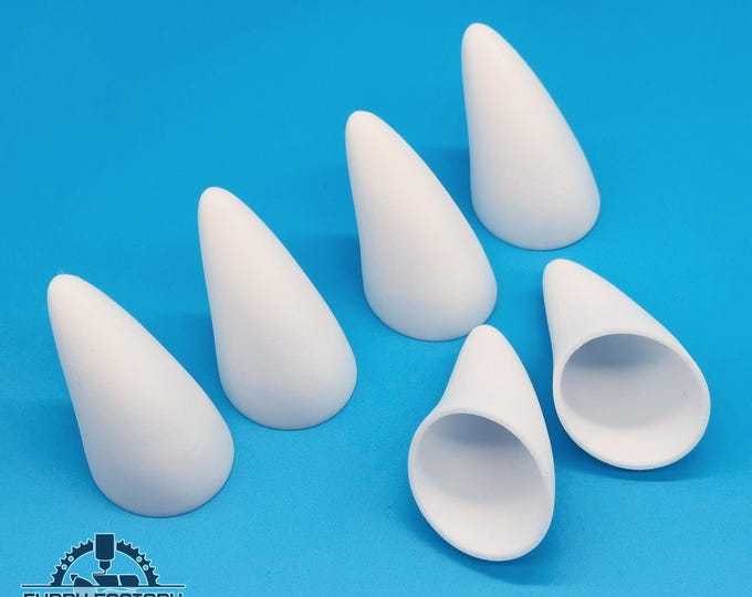Small Horns (Pair) – Lightweight & Durable, 3D Printed for Fursuits, Costumes, and Cosplay