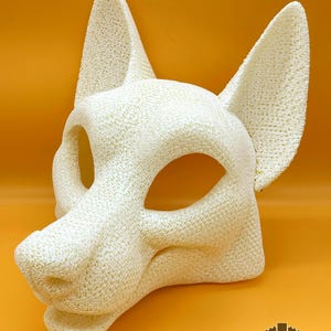 Soft and flexible TPU foam fursuit head base fox