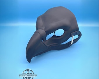 Eagle head base moving jaw, Realistic Bird 3D printed, DIY cosplay blank
