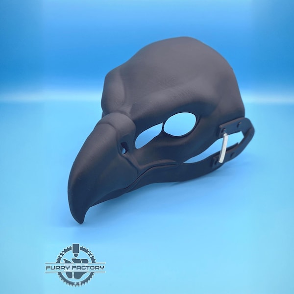 Eagle head base moving jaw, Realistic Bird 3D printed, DIY cosplay blank
