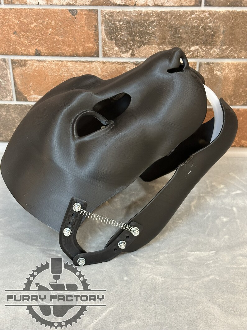 Domestic Cat Fursuit Head Base With Moving Jaw, Hinges / 3D Printed ...