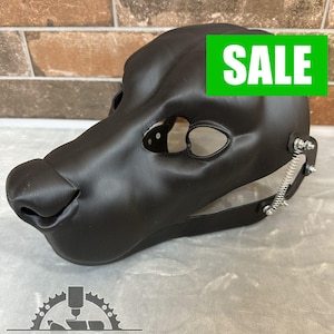 Realistic Hyena Fursuit Head Base with Moving Jaw and Hinges for Furry Costumes, 3D printed