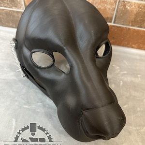 Fursuit realistic hyena head base 3D print by Furry Factory