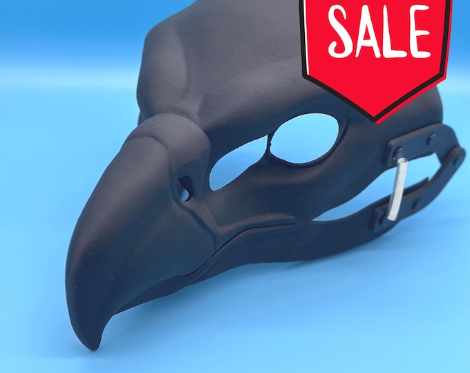 Realistic Eagle, Bird, or Gryphon Fursuit Head Base with Moving Jaw - 3D Printed