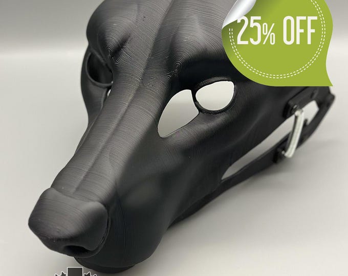 Wolf Fursuit Head Base with Moving Jaw, Hinges / Realistic / 3D printed (Updated shape)
