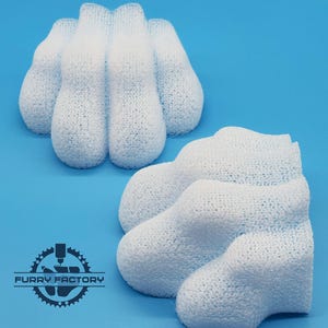High-quality 3D printed fursuit toes for realistic paws made from TPU, combining style and functionality for furry fans."