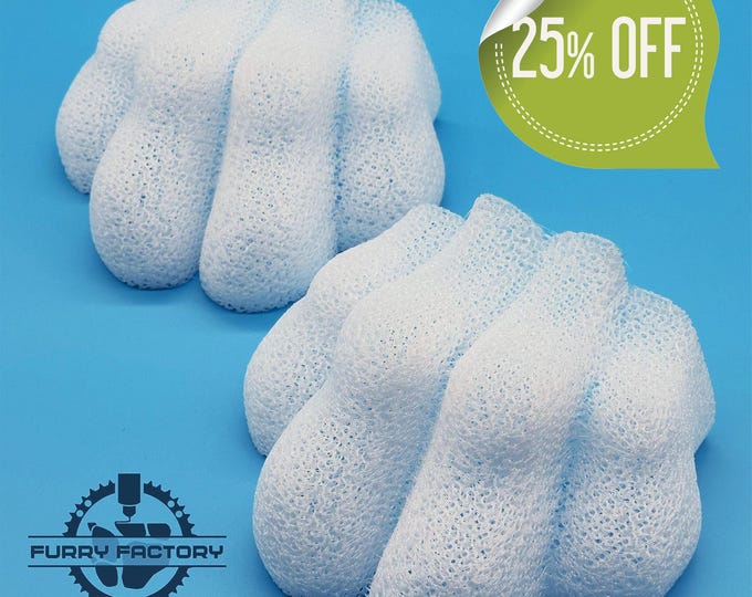 Toes for Fursuit Realistic Feet-Paw (Pair) | Durable, Flexible TPU Material |