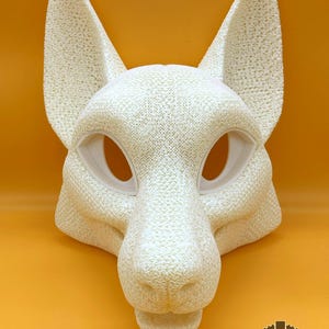 Foam TPU fox fursuit head base toony style front view