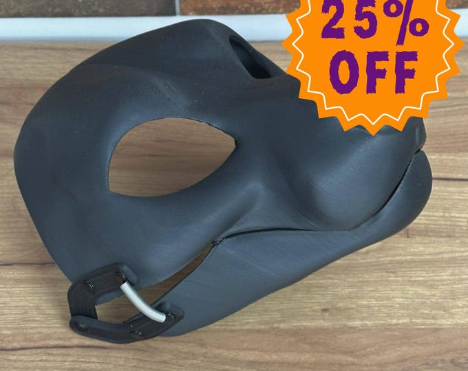 Semi-Toony Fox Canine  Fursuit Head Base: DIY 3D Printed Headbase with Moving Jaw