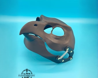 Owl Fursuit Head Base, 3D Printed Moving Jaw Bird Blank for Custom Designs