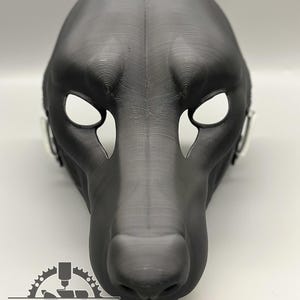 Lightweight wolf fursuit base 3D printed in Poland – superior comfort, maximum strength