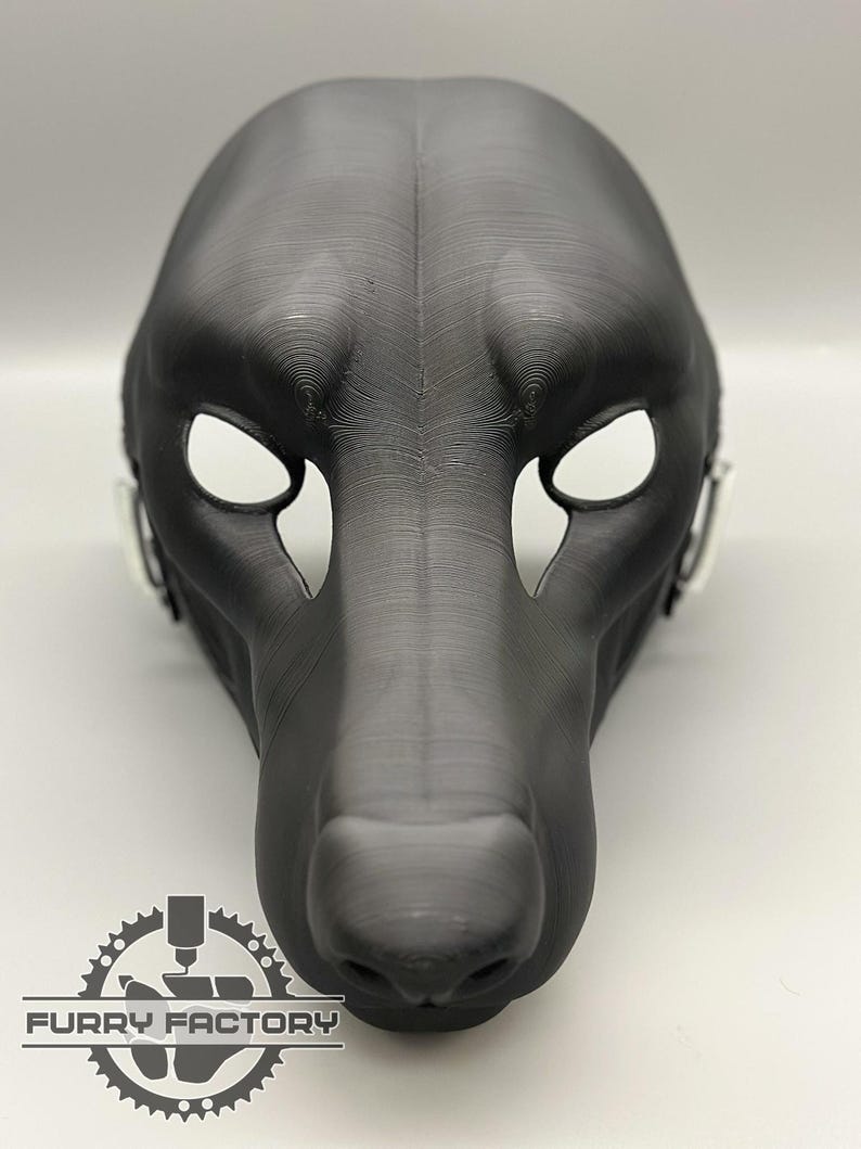 Lightweight wolf fursuit base 3D printed in Poland – superior comfort, maximum strength