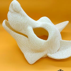 Fox fursuit head base 3D printed foam material