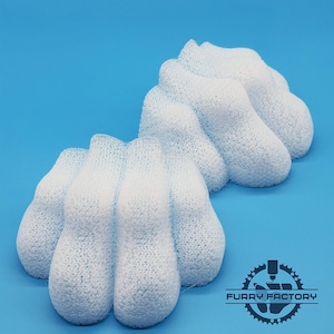 TPU 3D printed fursuit toes