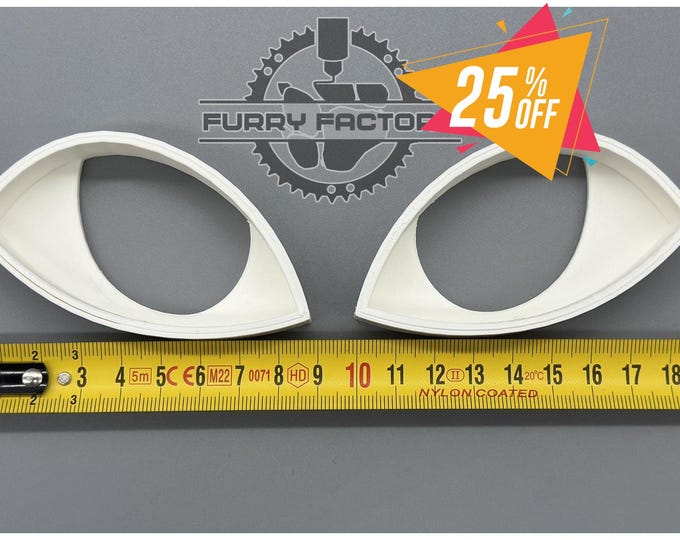 Fursuit Eye Blanks – 3D Follow Me Style / 3D printed from PLA+ / Original design