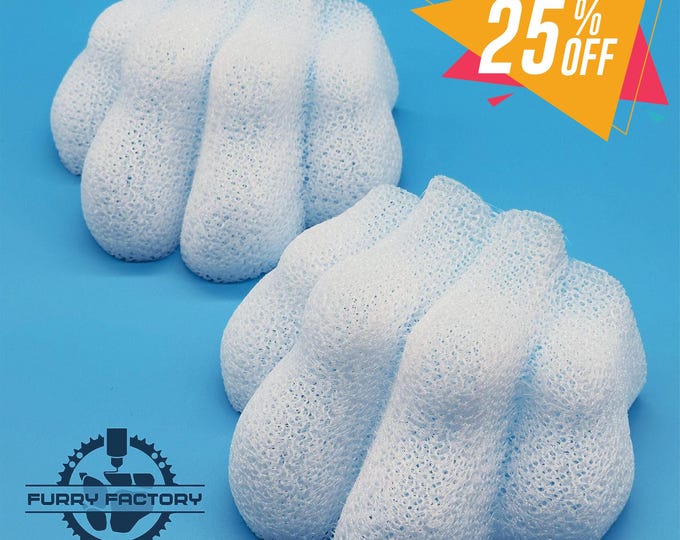Toes for Fursuit Realistic Feet-Paw (Pair) | Durable, Flexible TPU Material |