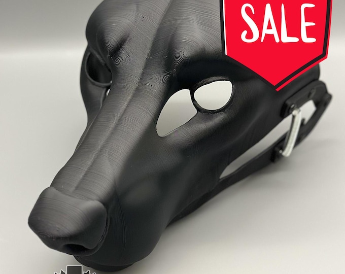 Realistic Wolf Fursuit Head Base with Movable Jaw - High-Quality 3D Printed Canine Parts for Furry Fandom