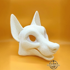 Foam TPU Fox Fursuit Head Base – Toony Canine, Leichte Weiche Basis