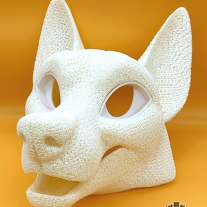 Soft foam TPU fox fursuit base for toony canine