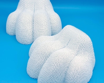 Toony Fursuit Toes: Squishy TPU Flexible Foam Parts for Lightweight Feetpaws