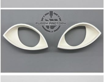 Fursuit Eyes: 3D Printed Fox Eye Blanks for DIY Masks