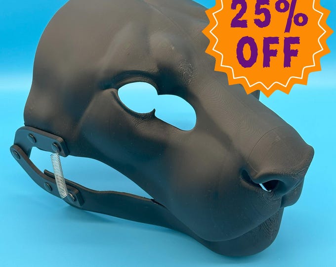 Realistic Tiger Fursuit Head Base with Moving Jaw - 3D Printed Parts For Feline Furry Costume