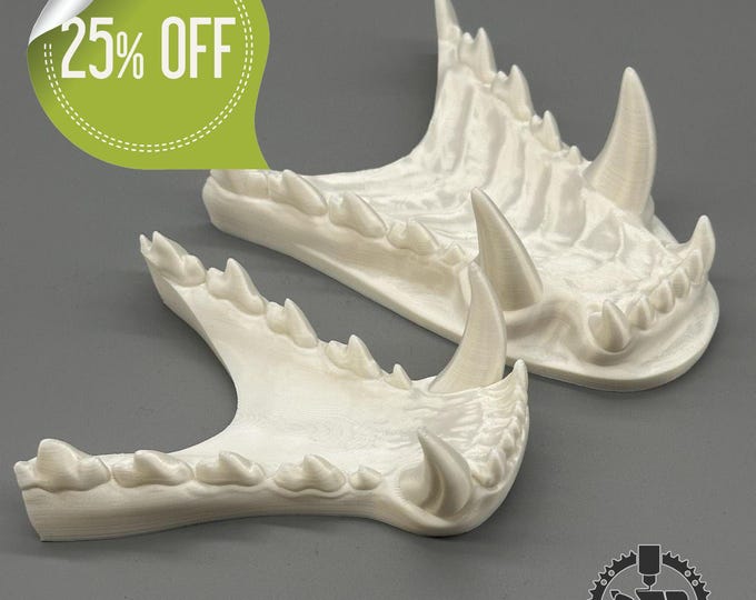 Realistic 3D Printed Wolf Fursuit Jaw Set – Original Design – Perfect Fit for Our Head Base