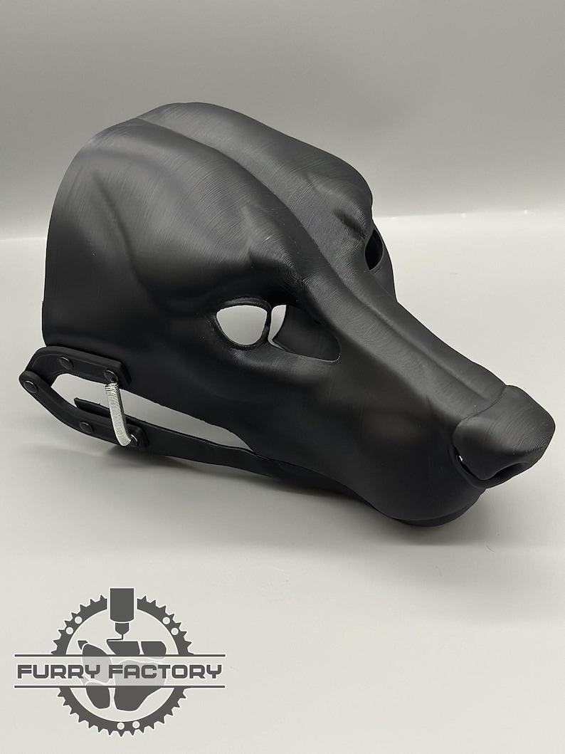 Top quality wolf fursuit base – reinforced 3D print, made by a 3D printing legend