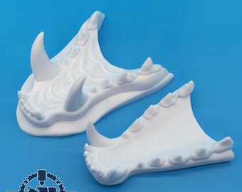 Fox Fursuit jaw-set, realistic, 3D printed from PLA+ / Original design